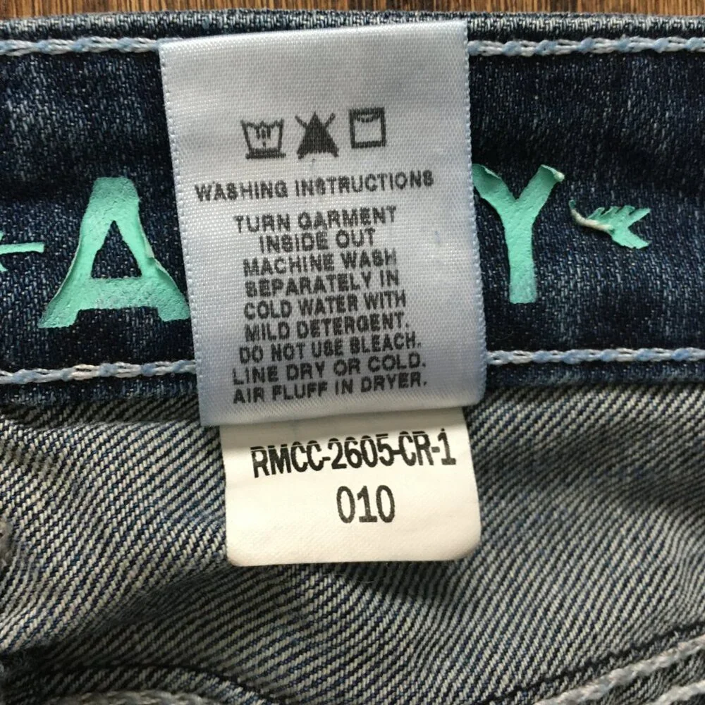 Cruel Jeans Womens 29/7 Long Low Rise Dark Wash Denim Stretch Abby 32x33‎